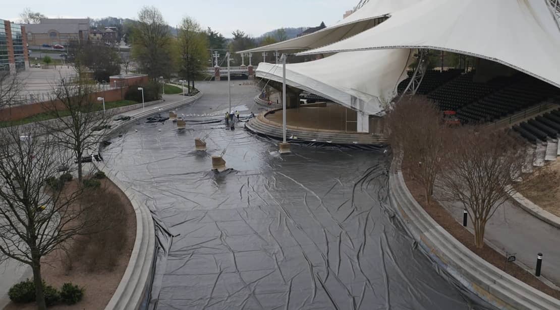 XR5 Liner Installed at World's Fair Park in Knoxville, TN